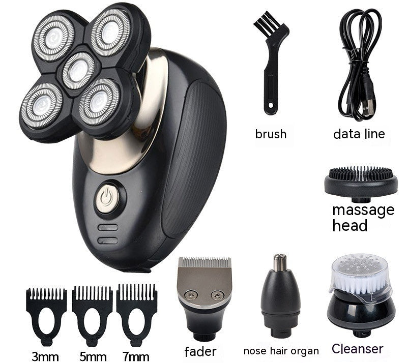 Men's Five-blade Multifunctional Electric Shaver